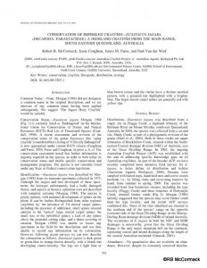 Conservation scientific publication